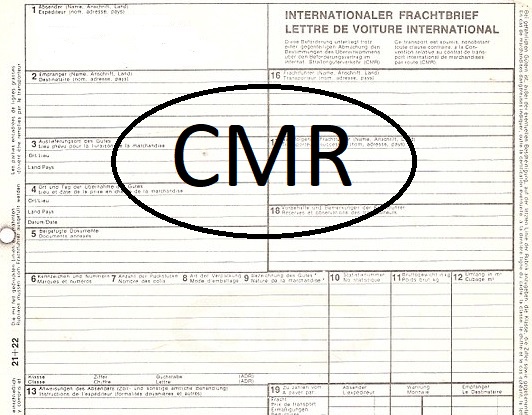 What Is Cmr Document General Transport Doo