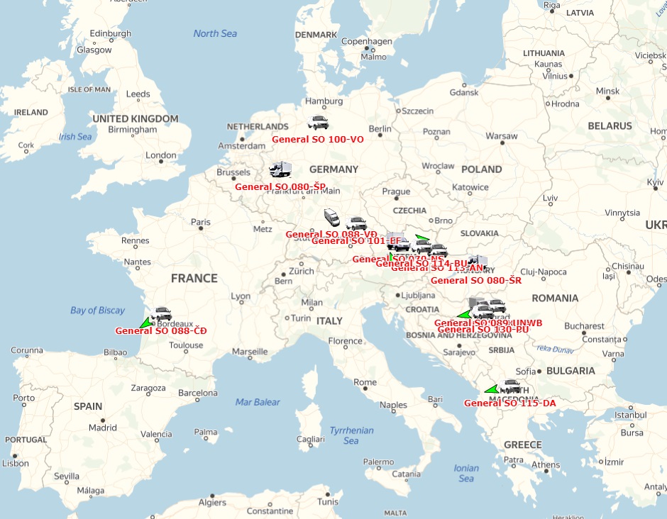 Logistik des internationalen Warentransports