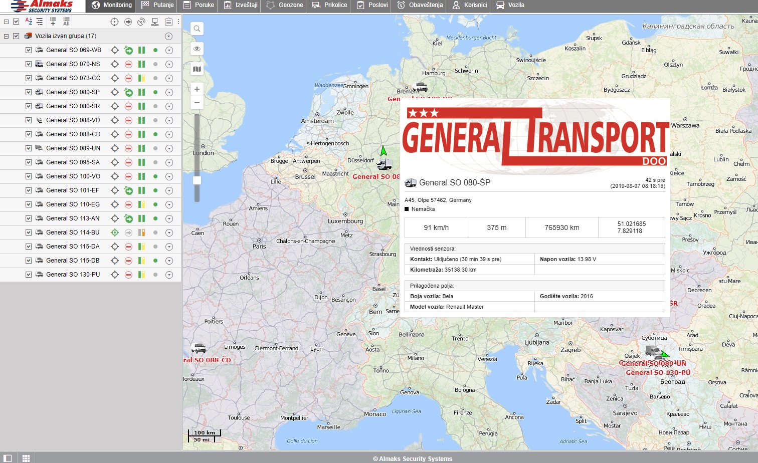 Logistik des internationalen Warentransports