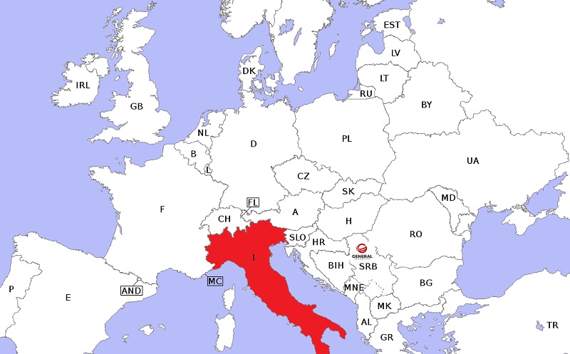 Transport robe za Italiju